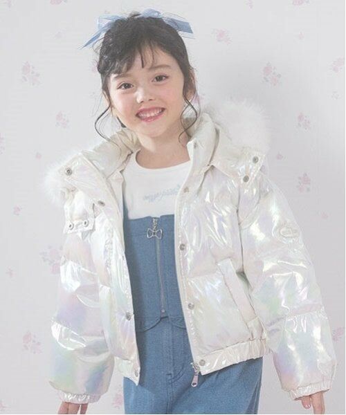 mezzo piano / メゾピアノ ブルゾン | オーロラ生地　ショートダウン | 詳細3