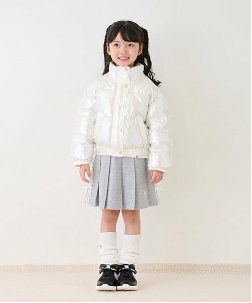 mezzo piano / メゾピアノ ブルゾン | オーロラ生地　ショートダウン | 詳細8