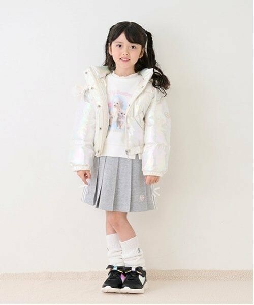 mezzo piano / メゾピアノ ブルゾン | オーロラ生地　ショートダウン | 詳細9