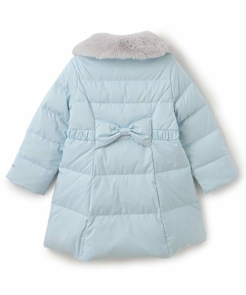 mezzo piano / メゾピアノ ブルゾン | ファー衿つき　ウォッシャブル　ロングダウン | 詳細1