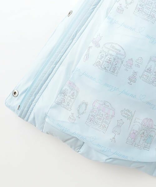 mezzo piano / メゾピアノ ブルゾン | ファー衿つき　ウォッシャブル　ロングダウン | 詳細12