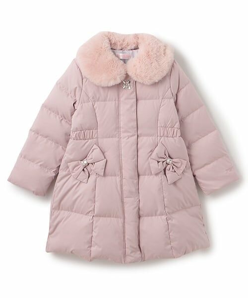 mezzo piano / メゾピアノ ブルゾン | ファー衿つき　ウォッシャブル　ロングダウン | 詳細18