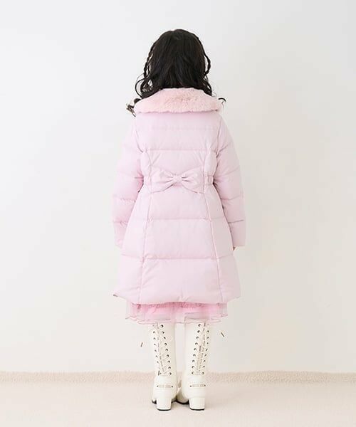 mezzo piano / メゾピアノ ブルゾン | ファー衿つき　ウォッシャブル　ロングダウン | 詳細21