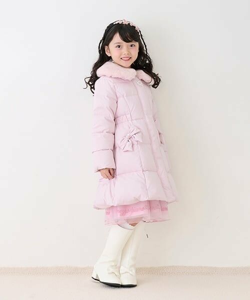 mezzo piano / メゾピアノ ブルゾン | ファー衿つき　ウォッシャブル　ロングダウン | 詳細23