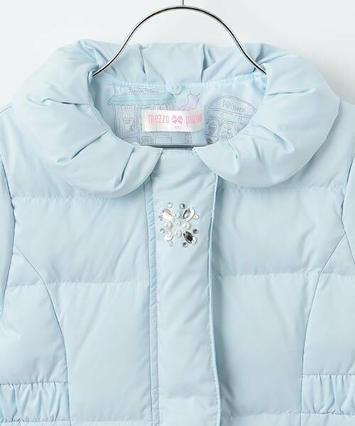 mezzo piano / メゾピアノ ブルゾン | ファー衿つき　ウォッシャブル　ロングダウン | 詳細3