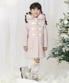 mezzo piano / メゾピアノ その他アウター | フェイクファーつき　ダッフルコート