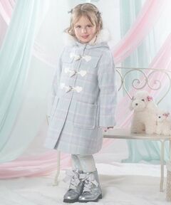 mezzo piano / メゾピアノ その他アウター | フェイクファーつき　ダッフルコート