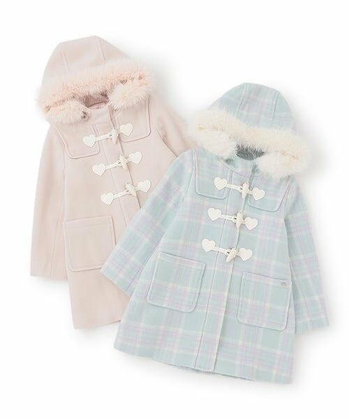 mezzo piano / メゾピアノ その他アウター | フェイクファーつき　ダッフルコート | 詳細12