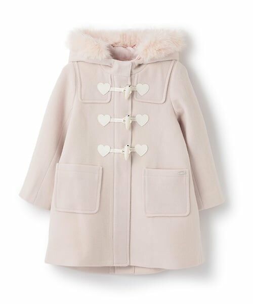 mezzo piano / メゾピアノ その他アウター | フェイクファーつき　ダッフルコート | 詳細13