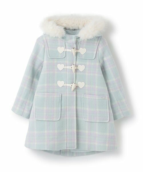 mezzo piano / メゾピアノ その他アウター | フェイクファーつき　ダッフルコート | 詳細14