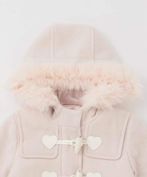 mezzo piano / メゾピアノ その他アウター | フェイクファーつき　ダッフルコート | 詳細2