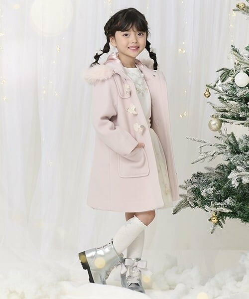 mezzo piano / メゾピアノ その他アウター | フェイクファーつき　ダッフルコート | 詳細26