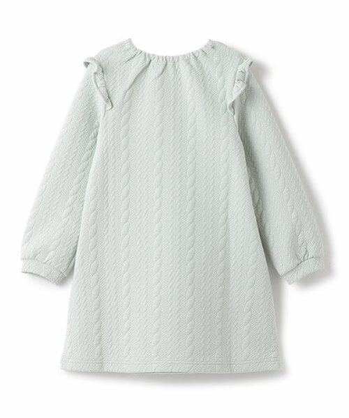 mezzo piano / メゾピアノ ミニ丈・ひざ丈ワンピース | どうぶつアップリケ　ジャガードワンピース | 詳細4