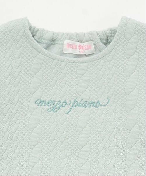 mezzo piano / メゾピアノ ミニ丈・ひざ丈ワンピース | どうぶつアップリケ　ジャガードワンピース | 詳細5