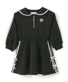 mezzo piano / メゾピアノ ミニ丈・ひざ丈ワンピース | リボンライン　セーラーワンピース