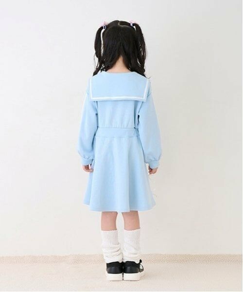mezzo piano / メゾピアノ ミニ丈・ひざ丈ワンピース | リボンライン　セーラーワンピース | 詳細2