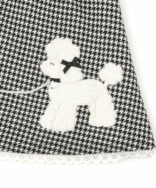 mezzo piano / メゾピアノ ミニ丈・ひざ丈ワンピース | プードル千鳥　ドッキングワンピース | 詳細10