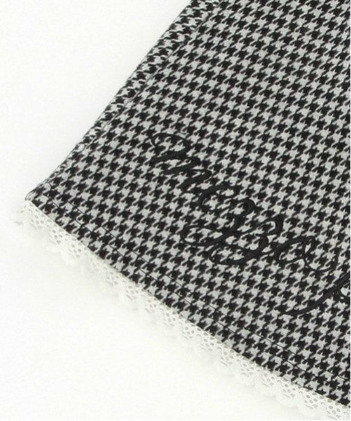 mezzo piano / メゾピアノ ミニ丈・ひざ丈ワンピース | プードル千鳥　ドッキングワンピース | 詳細8