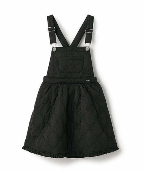 mezzo piano / メゾピアノ ミニ・ひざ丈スカート | リボンキルト 2wayサロペットスカート | 詳細14