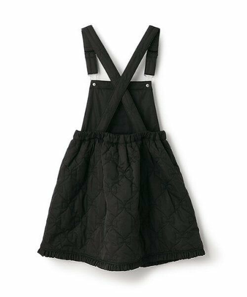 mezzo piano / メゾピアノ ミニ・ひざ丈スカート | リボンキルト 2wayサロペットスカート | 詳細4