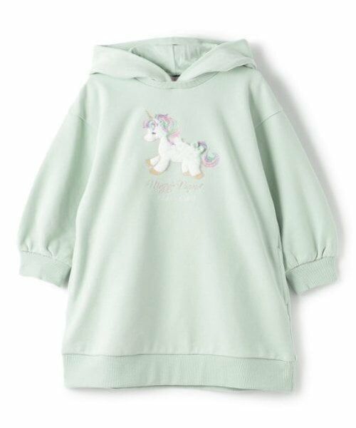 mezzo piano / メゾピアノ ミニ丈・ひざ丈ワンピース | どうぶつモチーフ　パーカワンピース | 詳細23