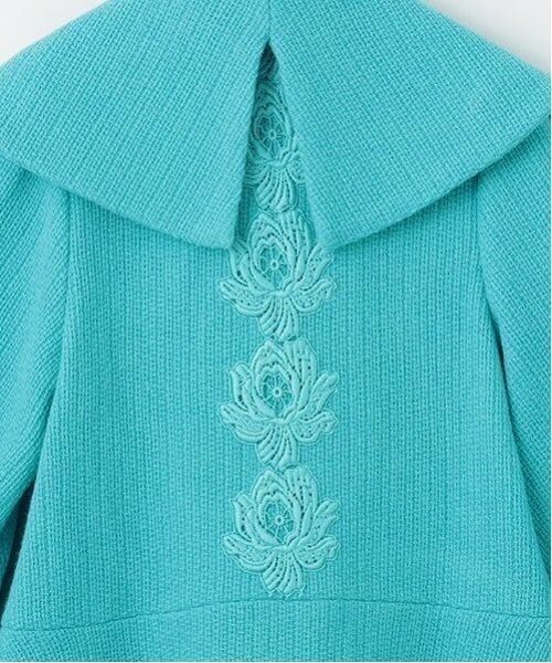 mezzo piano / メゾピアノ その他アウター | ビッグカラーフレアコート　ボタンブローチつき | 詳細14