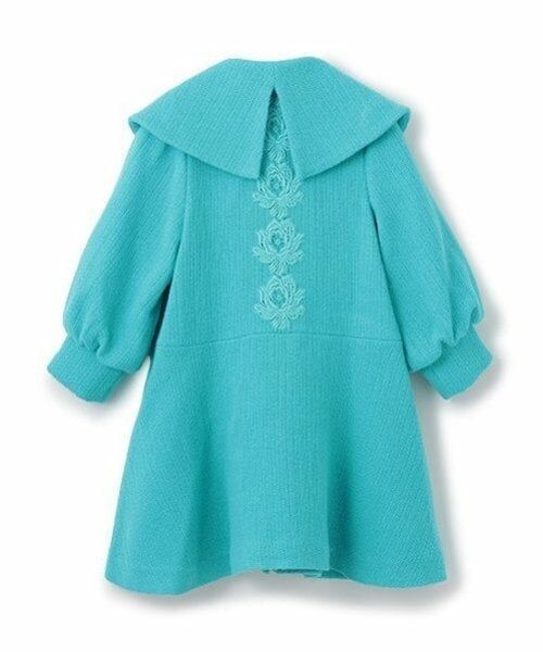 mezzo piano / メゾピアノ その他アウター | ビッグカラーフレアコート　ボタンブローチつき | 詳細8