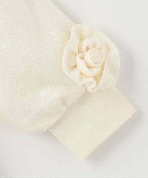 mezzo piano / メゾピアノ その他アウター | お花モチーフ付　バルーンコート | 詳細4