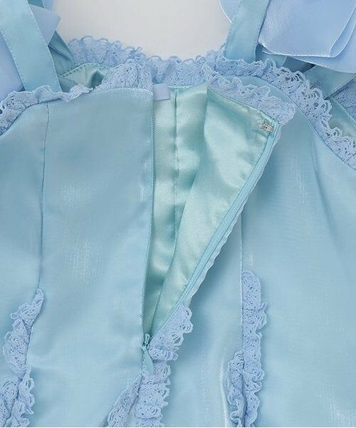 mezzo piano / メゾピアノ ミニ丈・ひざ丈ワンピース | ニットボレロ＆花刺繍ワンピース　セット | 詳細12