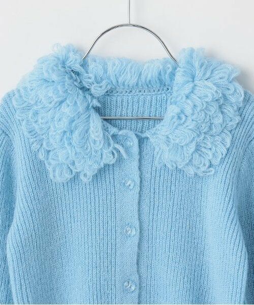 mezzo piano / メゾピアノ ミニ丈・ひざ丈ワンピース | ニットボレロ＆花刺繍ワンピース　セット | 詳細3