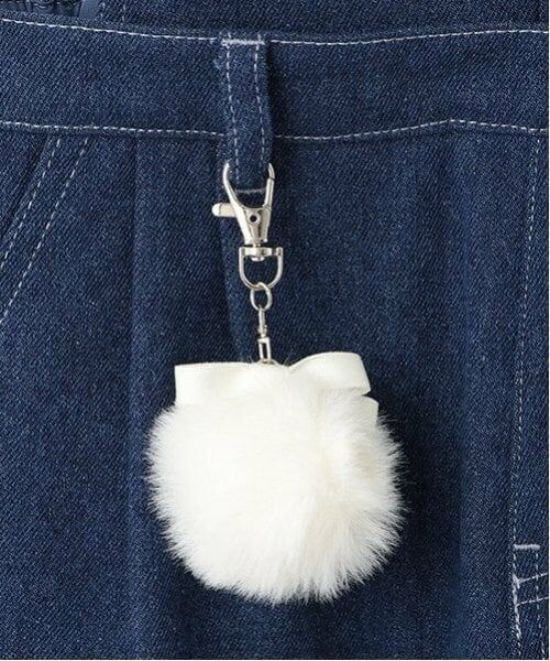 mezzo piano / メゾピアノ サロペット・オールインワン | 裏起毛デニム・コール天　レースアップ　サロペットパンツ | 詳細10