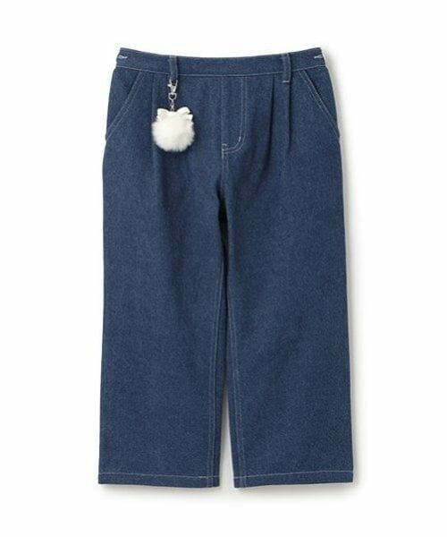 mezzo piano / メゾピアノ サロペット・オールインワン | 裏起毛デニム・コール天　レースアップ　サロペットパンツ | 詳細6