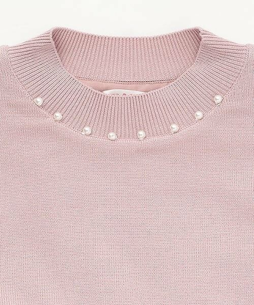 mezzo piano / メゾピアノ ミニ丈・ひざ丈ワンピース | オーナメントチュール　ドッキングワンピース | 詳細2