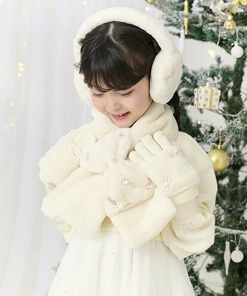 mezzo piano / メゾピアノ ミニ丈・ひざ丈ワンピース | オーナメントチュール　ドッキングワンピース | 詳細21