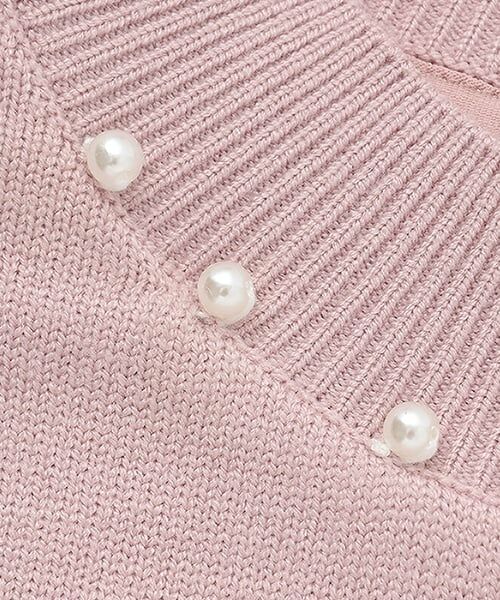 mezzo piano / メゾピアノ ミニ丈・ひざ丈ワンピース | オーナメントチュール　ドッキングワンピース | 詳細3