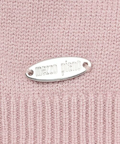 mezzo piano / メゾピアノ ミニ丈・ひざ丈ワンピース | オーナメントチュール　ドッキングワンピース | 詳細4