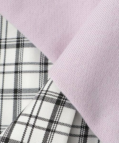 mezzo piano / メゾピアノ ミニ丈・ひざ丈ワンピース | チェックプリーツ　ドッキングワンピース | 詳細11
