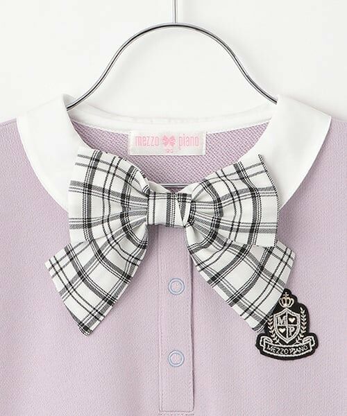 mezzo piano / メゾピアノ ミニ丈・ひざ丈ワンピース | チェックプリーツ　ドッキングワンピース | 詳細2