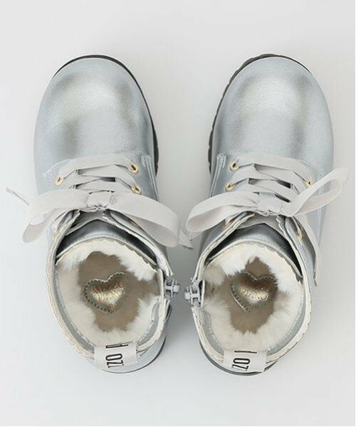 mezzo piano / メゾピアノ ブーツ(ショート丈) | レースアップリボン ブーツ | 詳細14