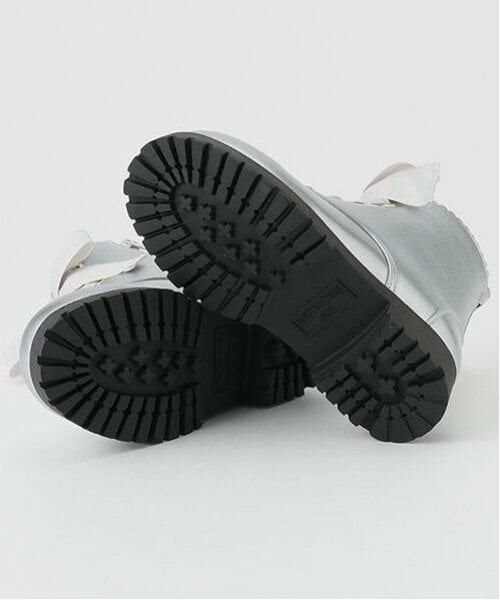 mezzo piano / メゾピアノ ブーツ(ショート丈) | レースアップリボン ブーツ | 詳細15