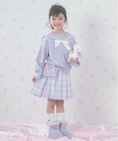 mezzo piano / メゾピアノ ブーツ（ショート丈） | ビジューリボン　ムートン風ブーツ | 詳細1