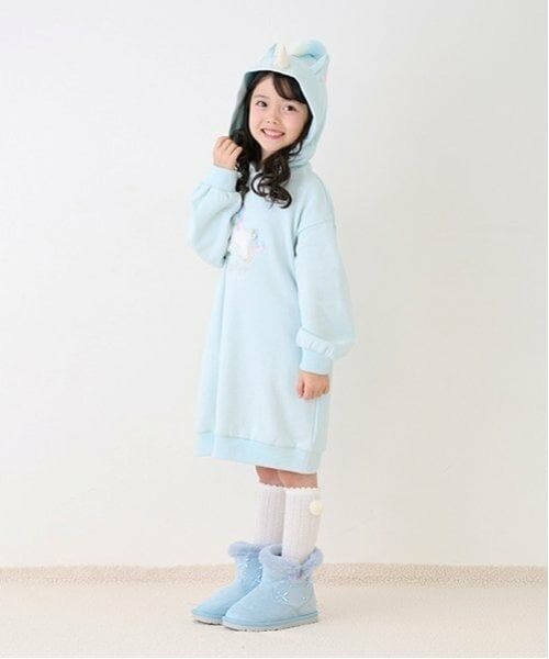 mezzo piano / メゾピアノ ブーツ（ショート丈） | ビジューリボン　ムートン風ブーツ | 詳細6