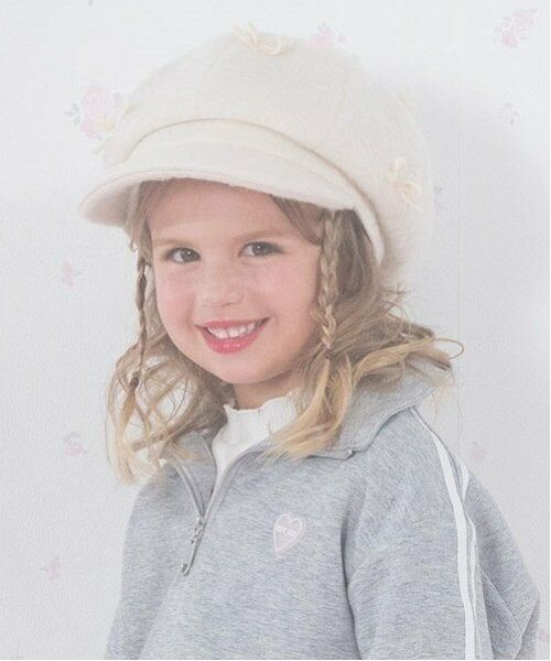 mezzo piano / メゾピアノ ハンチング・キャスケット・ベレー帽 | プチリボン　キャスケット | 詳細1