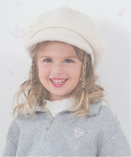 mezzo piano / メゾピアノ ハンチング・キャスケット・ベレー帽 | プチリボン　キャスケット | 詳細2