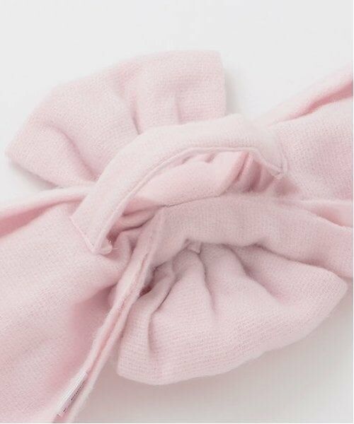 mezzo piano / メゾピアノ マフラー・ショール・スヌード・ストール | リボンモチーフ　ニットマフラー | 詳細5