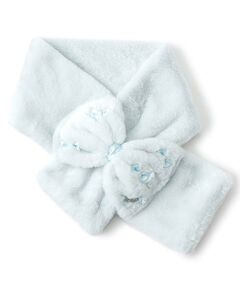 mezzo piano / メゾピアノ マフラー・ショール・スヌード・ストール | リボン　フェイクファー　マフラー