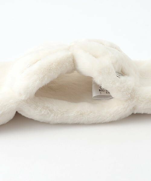 mezzo piano / メゾピアノ マフラー・ショール・スヌード・ストール | リボン　フェイクファー　マフラー | 詳細4