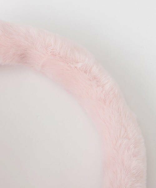 mezzo piano / メゾピアノ ネックウォーマー・イヤーマフ | リボン　フェイクファー　イヤマフ | 詳細4