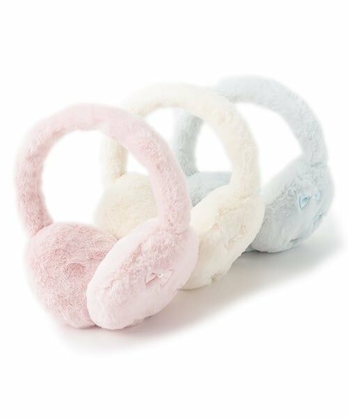 mezzo piano / メゾピアノ ネックウォーマー・イヤーマフ | リボン　フェイクファー　イヤマフ | 詳細5