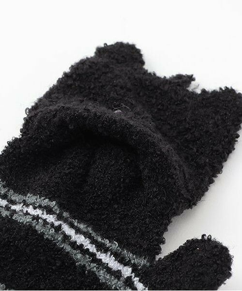 mezzo piano / メゾピアノ 手袋 | アニマルフェイス　マシュマロ手袋 | 詳細4